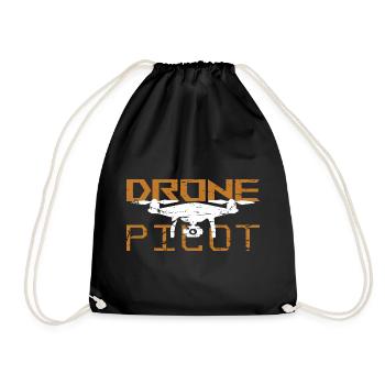 Drone, Pilote, Pilote De Drone - Sac de sport léger - noir - Devant