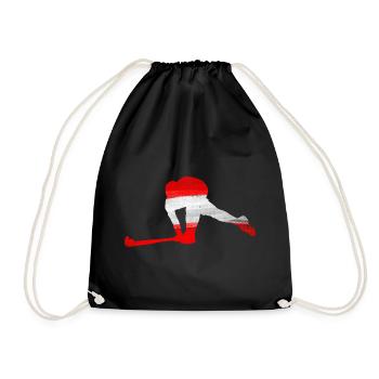 Hockey Austria - Drawstring Bag - black - Front