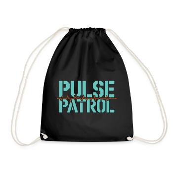 Cardiac Tech Pulse Patrol Pacemaker Technician - Turnbeutel - Schwarz - Vorne