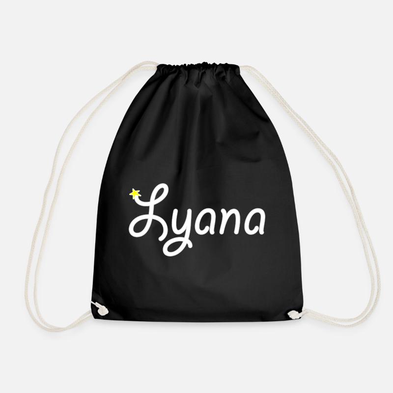 Susan - Drawstring Bag - black