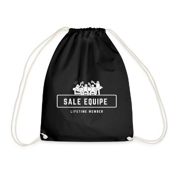 Sale Équipe team groupe bande d'amis ! - Sac de sport léger - noir - Devant