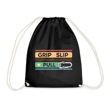 Grip Slip Pullover - Turnbeutel - Schwarz - Vorne