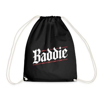 Baddie Aesthetic Böses Mädchen Bad Girl Baddie - Turnbeutel - Schwarz - Vorne