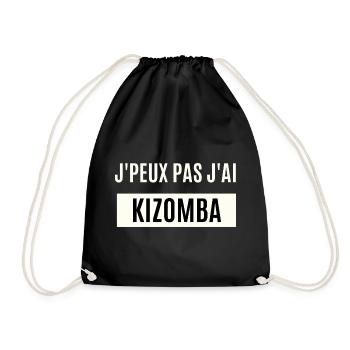 Je peux pas j'ai Kizomba - Sac de sport léger - noir - Devant