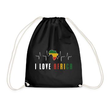 Safari Conservation Adventure African - Drawstring Bag - black - Front