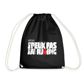 J'peux pas j'ai Running - Sac de sport léger - noir - Devant