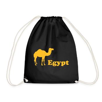 Egypt - Drawstring Bag - black - Front