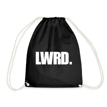 LWRD - Lowered Tuning - weiß - Turnbeutel - Schwarz - Vorne