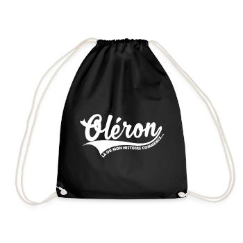 Oléron, Là où mon histoire commence... - Sac de sport léger - noir - Devant
