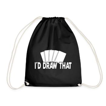 Jeu de cartes à collectionner - Sac de sport léger - noir - Devant