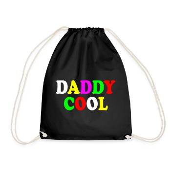 Daddy cool - Drawstring Bag - black - Front