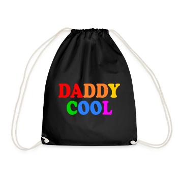 Daddy cool - Drawstring Bag - black - Front