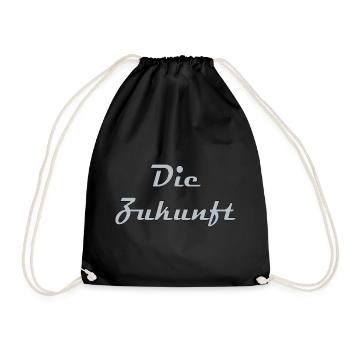 The future - Drawstring Bag - black - Front