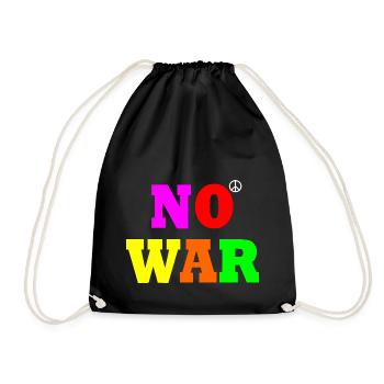 No war - Sac de sport léger - noir - Devant