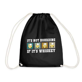 Bar à bouteilles d’alcool - Sac de sport léger - noir - Devant