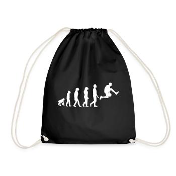 Evolution Basketball / Basketballer - Turnbeutel - Schwarz - Vorne