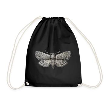 Millésime des papillons de nuit - Sac de sport léger - noir - Devant