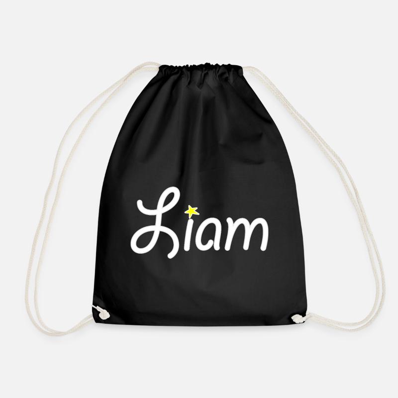 Liam - Drawstring Bag - black