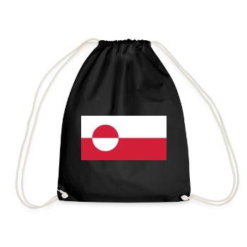 Make America Go Away – Drapeau du Groenland - Sac de sport léger - noir - Devant