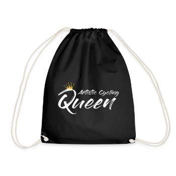 Artistic cycling, artistic cycling, indoor cycling - Drawstring Bag - black - Front