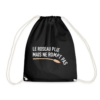 Le roseau pli mais ne rompt pas - Epreuves - Sac de sport léger - noir - Devant