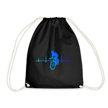 Hommes Vélo de route Vélo de route Femmes - Sac de sport léger - noir - Devant