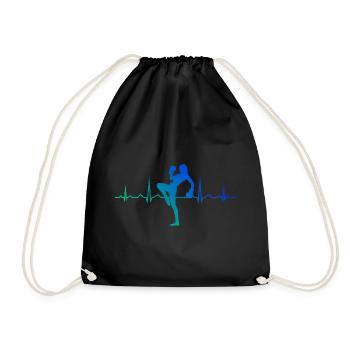 Boxe Boxe Femmes Kickboxing Hommes - Sac de sport léger - noir - Devant