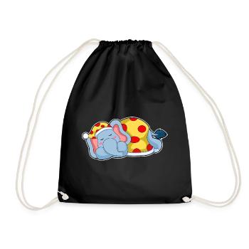Pyjama de couchage éléphant - Sac de sport léger - noir - Devant