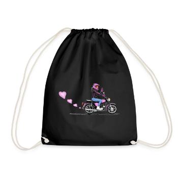 Simson Girl - Turnbeutel - Schwarz - Vorne