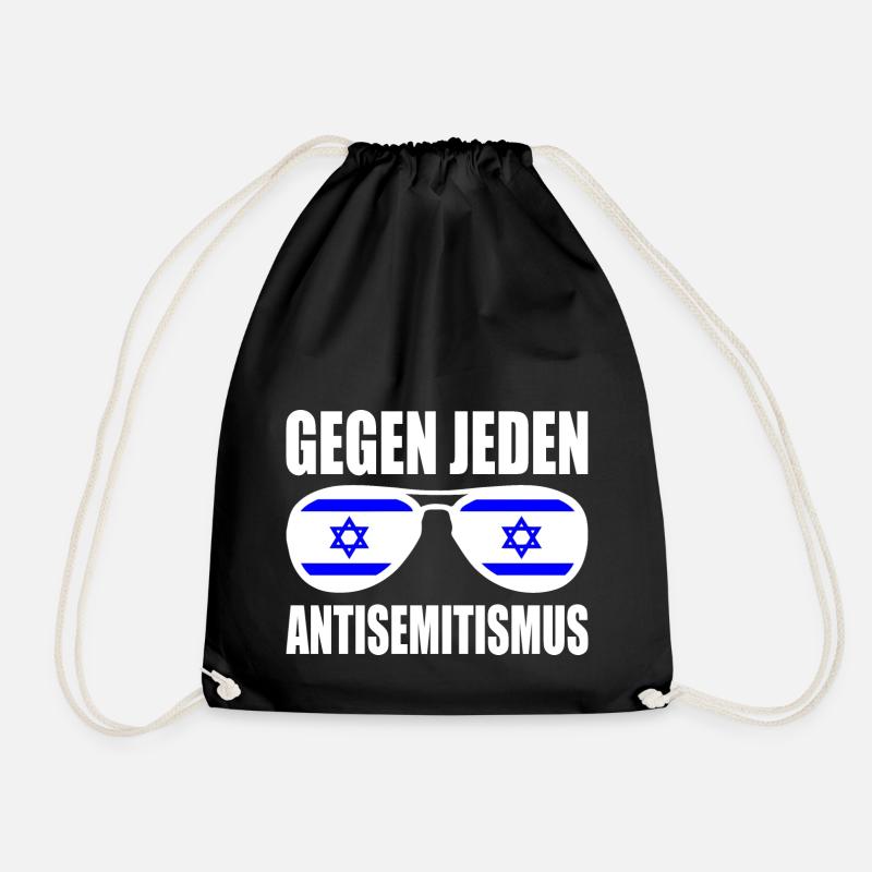 gegen jeden antisemitismus - Turnbeutel - Schwarz