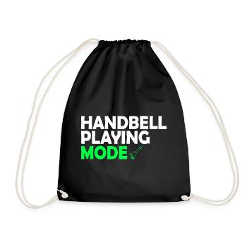 Choir Music Instrument Handbell Choir - Drawstring Bag - black - Front