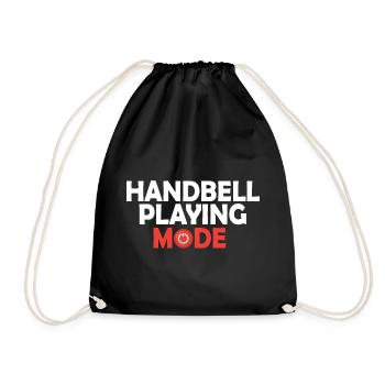 Choir Music Instrument Handbell Choir - Drawstring Bag - black - Front