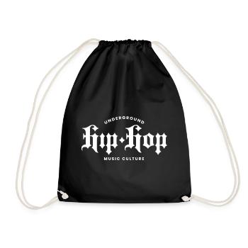 Underground Gothic Music Tee - Drawstring Bag - black - Front