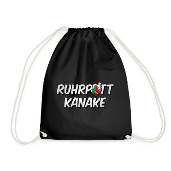 Ruhrpott Kanake NRW - Sac de sport léger - noir - Devant