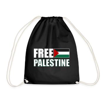 Free Palestine - Sac de sport léger - noir - Devant