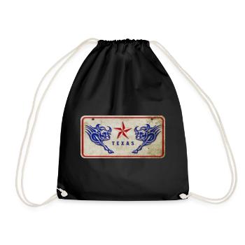 Bouclier du Texas - Sac de sport léger - noir - Devant