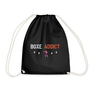 Boxeur addict - Sac de sport léger - noir - Devant