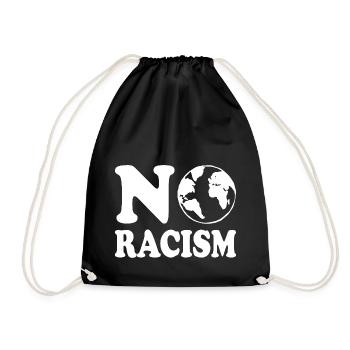 No racism - Sac de sport léger - noir - Devant