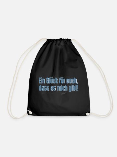 Witzigen Sprüchen Herren Fun Funny Spruch Lustige - Turnbeutel - Schwarz