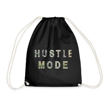 Hustler Mode Argent Texture Inspiration - Sac de sport léger - noir - Devant