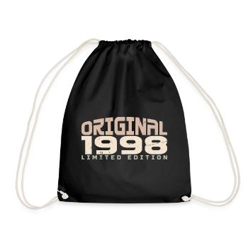 Millésime 1998 Édition Limitée 1998 Anniversaire - Sac de sport léger - noir - Devant