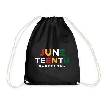 Bloc de couleurs de Juneteenth Barcelone - Sac de sport léger - noir - Devant