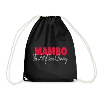 Mambo - The Art of Social Dancing - Dance Shirt - Turnbeutel - Schwarz - Vorne