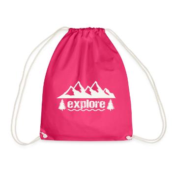 explorer - Sac de sport léger - fuchsia - Devant