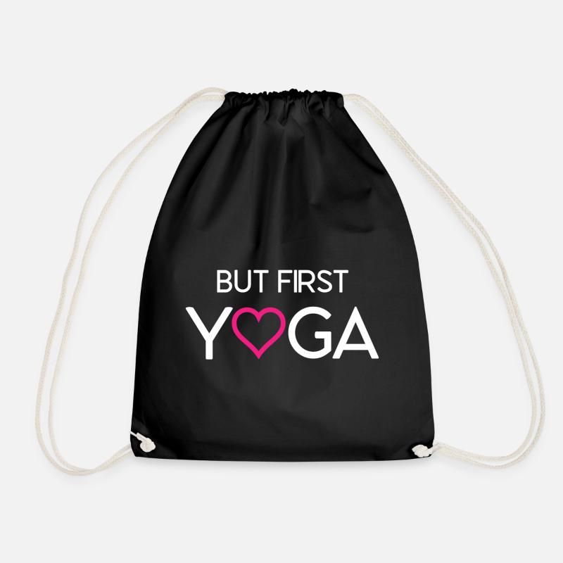 Mais d’abord le yoga - Sac de sport léger - noir