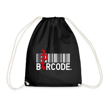 B4RCODE. 2024 - Drawstring Bag - black - Front