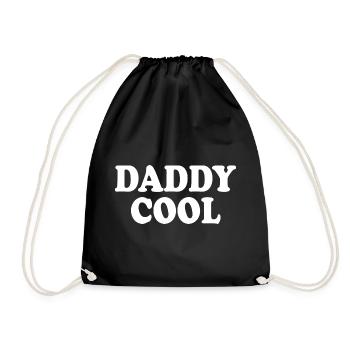 Daddy cool - Drawstring Bag - black - Front