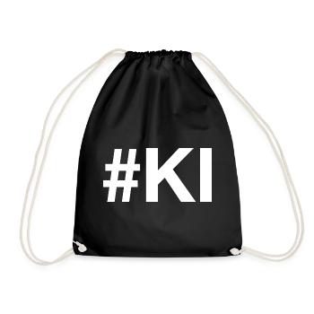 IA Intelligence artificielle - Sac de sport léger - noir - Devant