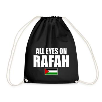 all eyes on rafah - Sac de sport léger - noir - Devant