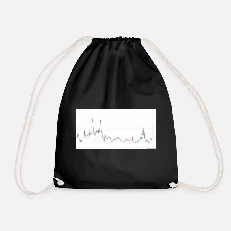 “Share The Gains” Graphic T-Shirt
 - Drawstring Bag - black